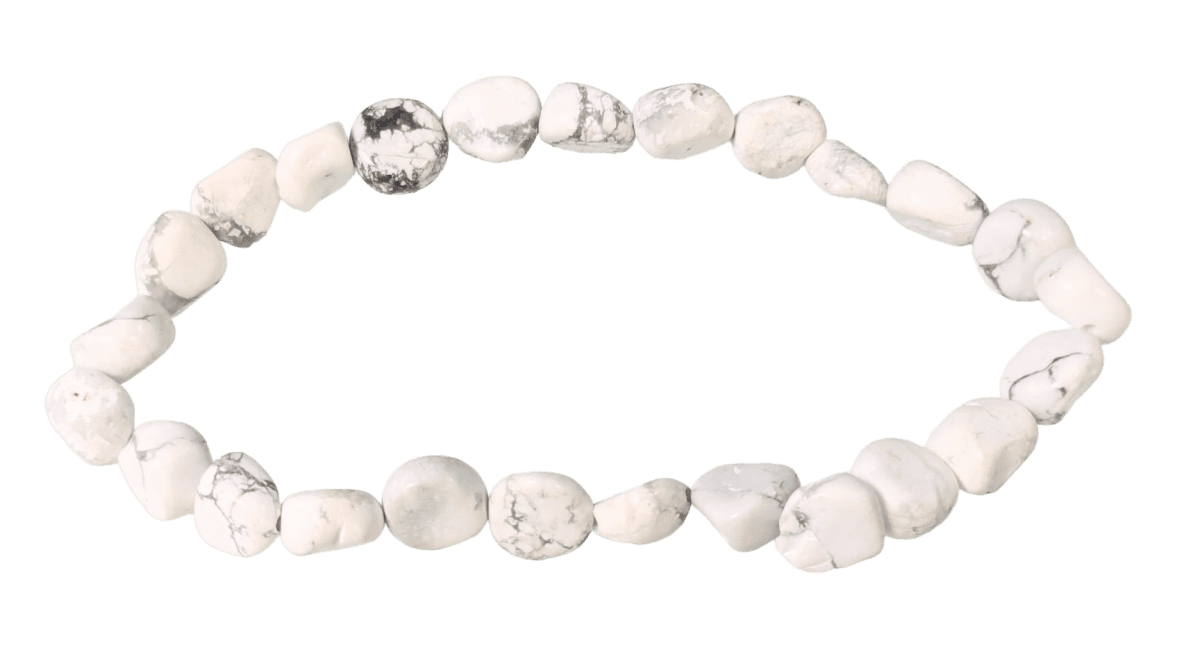 Pulsera de Howlite A Rolled Stone