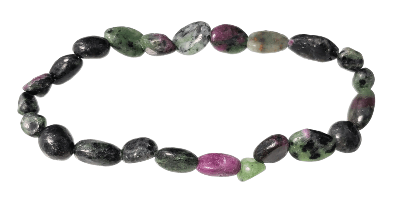 Pulsera de Pulsera Zoisita A piedras enrolladas