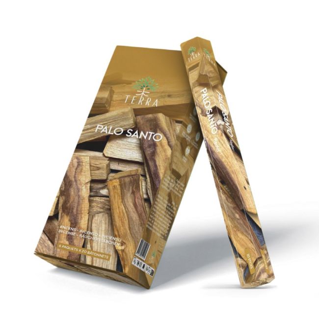 Incienso Terra Palo Santo hexa sin carbón 30grs